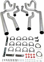 Header-Back Dual 3 in. Exhaust Kit 1964-1972 Chevelle/Malibu/El Camino