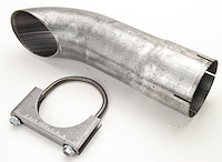 3.5" ID Exhaust Turndown 1 per pkg.