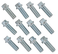 3/8"-16 Header Bolt Kit, Hex Head, 1" Long for AMC, Chevy and Ford