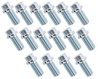 3/8"-16 Header Bolt Kit, Hex Head, 3/4" Long for Ford and Chevy