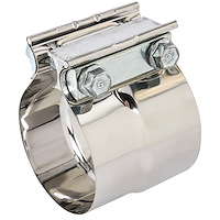 Preformed Exhaust Lap Joint Band Clamp for I.D. O.D. Slip Fit Connection [Fits 3 in. O.D. Pipe]
