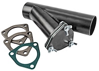 Exhaust Cutout, Manual [2 1/2 in. O.D. Steel]