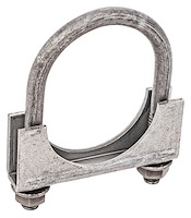 Steel HD U-Clamp for 2" OD Pipe
