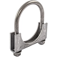 Steel HD U-Clamp for 2-1/4" OD Pipe