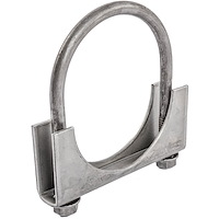 Steel HD U-Clamp for 3" OD Pipe