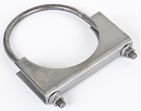 Steel HD U-Clamp for 4 in. O.D. Pipe