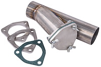 Exhaust Cutout, Manual [2 1/2 in. O.D. Stainless Steel]
