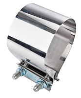 Butt Joint Exhaust Band Clamp Fits 4" OD Pipe