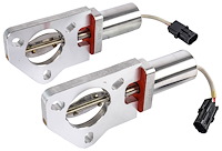 Electric Exhaust Cutouts for 2 1/2 in. O.D. Dual Exhaust Systems