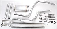 Cat-Back 2.5 in. Dual Exhaust System for 1996-1999 GM Full-Size Truck 2WD/4WD 5.7L