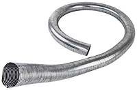 Flexible Exhaust Tubing 2 1/2 in. Diameter x 6 ft. Long [Galvanized Steel]