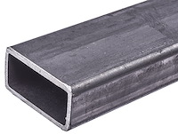 Mild Steel Rectangular Tubing [1 in. Height x 2 in. Width x 0.120 in. Thickness x 4 ft. Length]