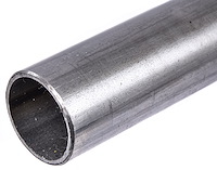 Mild Steel Round Tubing [Round, 1 1/4 in. Diameter x 0.083 in. Thickness x 8 ft. Length]