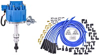 HEI Distributor and Spark Plug Wire Kit [Ford Small Block 221-302 V8]