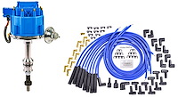 HEI Distributor and Spark Plug Wire Kit [Small Block Ford 1969-1991 351W V8]