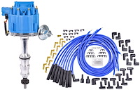 HEI Distributor and Spark Plug Wire Kit [Ford 332-428 Big Block FE]