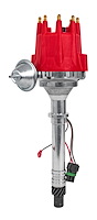 SSR Pro Series Billet Distributor for Chevy Small Block and Big Block V8 Engines [Red Cap]