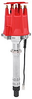 SSR-II Pro Series Distributor, w/Adjustable Slip Collar for Chevy Small Block and Big Block V8 Engines [Red Cap]