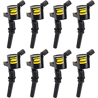 Coil on Plug Ignition Coils for 1997-2009 Ford 4.6L/5.4L/6.8L 2V SOHC Modular V8 Engines [Set of 8]