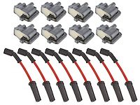 GM LS Ignition Coils & Plug Wires Kit for 1997-04 Corvette 5.7L LS1