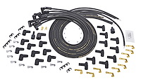 8.5mm Black Ultra Pow'r Wires Small & Big Block Chevy Over Valve Covers or Under Headers