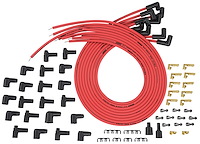 8.5mm Red Ultra Pow'r Wires Small & Big Block Chevy Over Valve Covers or Under Headers
