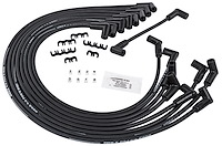 8.0mm Black Pow'r Wires 1985-1995 Small Block Chevy Truck 5.0L/5.7L