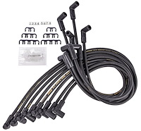 8.5mm Black Ultra Pow'r Wires Small Block Chevy Over Valve Covers