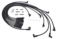 8.5mm Black Ultra Pow'r Wires for Big Block Mopar 383, 400, 440 with HEI Cap