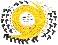 8.5mm Yellow Ultra Pow'r Wires Small & Big Block Chevy Over Valve Covers or Under Headers