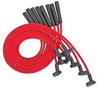 8.0mm Red Hot Pow'r Wires 1974-1986 Big Block Chevy Car/Truck 454