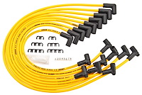 8.5mm Yellow Ultra Pow'r Wires Small Block Chevy Under Headers