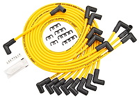 8.5mm Yellow Ultra Pow'r Wires 1985-95 Small Block Chevy Truck 5.0L/5.7L