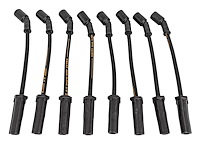 8.5 mm Ultra Pow'r 11 in. Truck Spark Plug Wires for GM Gen III/IV LS, Gen V LT Engines [Black]