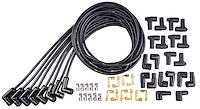 Hi-Temp Universal Spark Plug Wires [90-Degree Black Ceramic Boots]