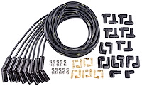 Hi-Temp Universal Spark Plug Wires [135-Degree Black Ceramic Boot]