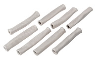 Spark Plug Wire Boot Guards, Silver [Set of 8]
