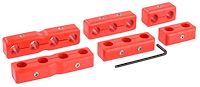 Spark Plug Wire Separators Red