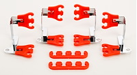 Competition Spark Plug Wire Loom Kit Red