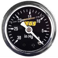Liquid-Filled Vacuum Gauge 30"-0" Hg