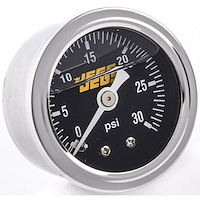 Fuel Pressure Gauge 1 1/2 in. Diameter [Liquid Filled]