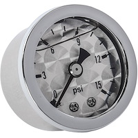 Fuel Pressure Gauge 1 1/2 in. Diameter [Liquid Filled]