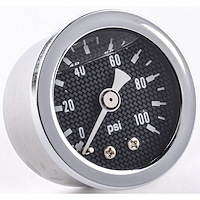 Fuel Pressure Gauge 1 1/2 in. Diameter [Liquid Filled]