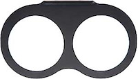 Aluminum Gauge Panel Black Powder Coat Finish