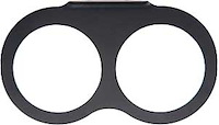 Aluminum Gauge Panel Black Powder Coat Finish