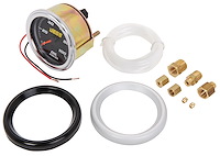 Oil Pressure Gauge, 2 5/8 in. Mechanical [0-100 psi with Black Face]