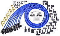 8.0mm Blue Pow'r Wires Small & Big Block Chevy Over Valve Covers or Under Headers
