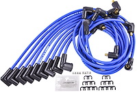 8.0mm Blue Pow'r Wires Small Block Chevy Under Headers