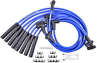 8.0mm Blue Pow'r Wires for 1974-1986 Big Block Chevy Car, Truck 454