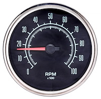 Tachometer, Retro Style [5 in. Dia., 0-10,000 RPM]